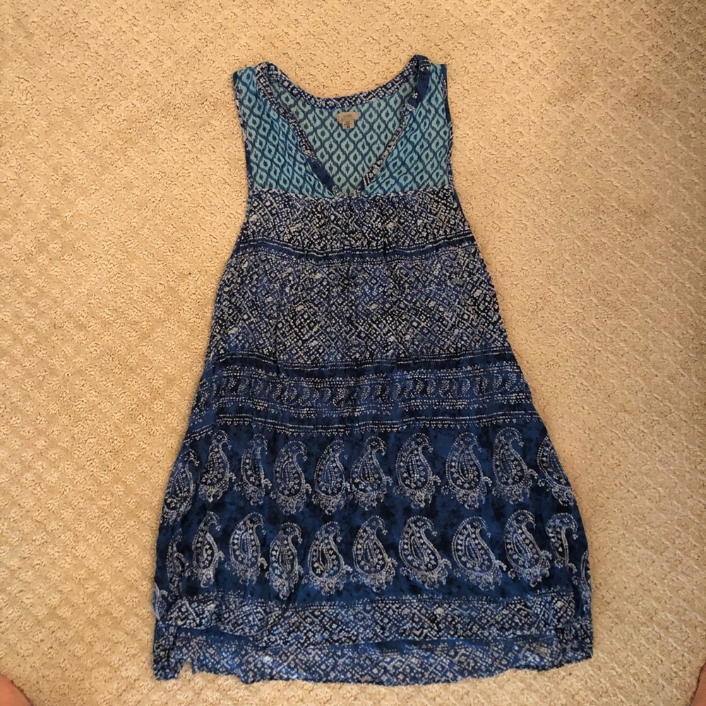 Blue Aztec Dress - Picture 4 of 4